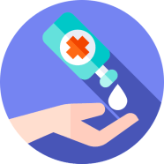 City Tours Sanitise hands