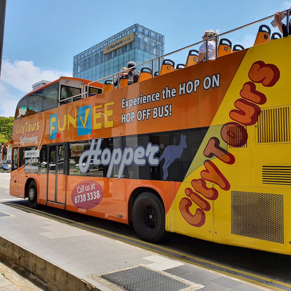 FunVee Singapore City Tour on Big Open-top Bus
