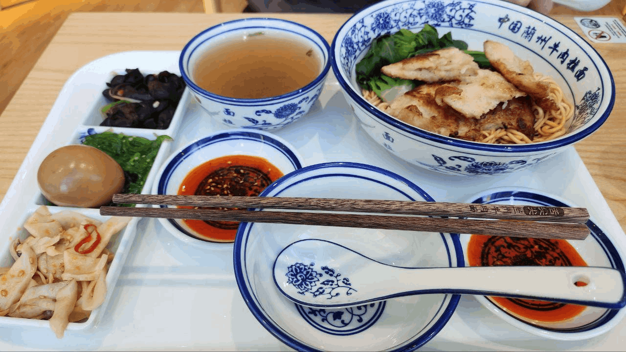 Halal Beef Noodles at Chinatown Singapore