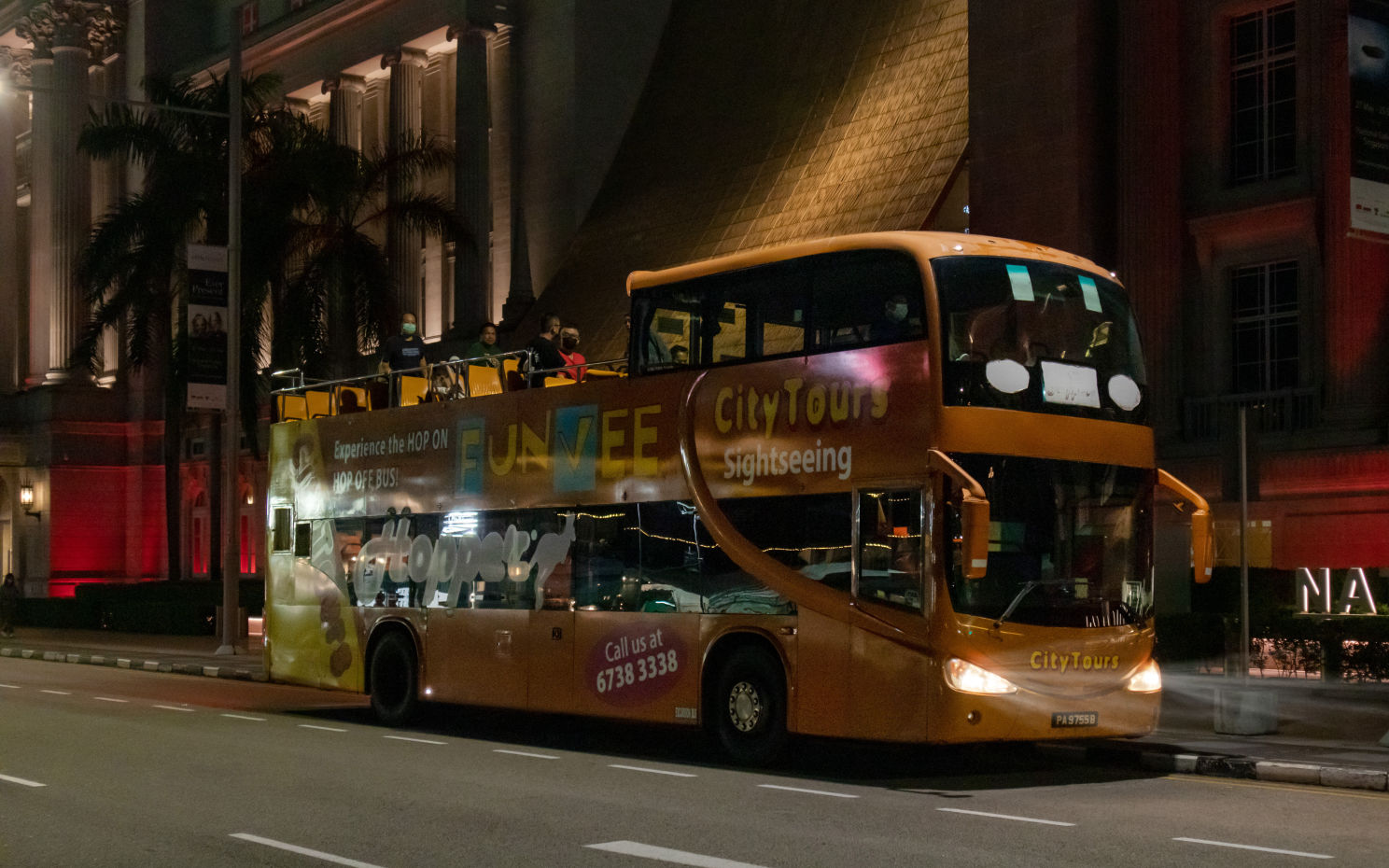 Open-Top Singapore City Night Tour