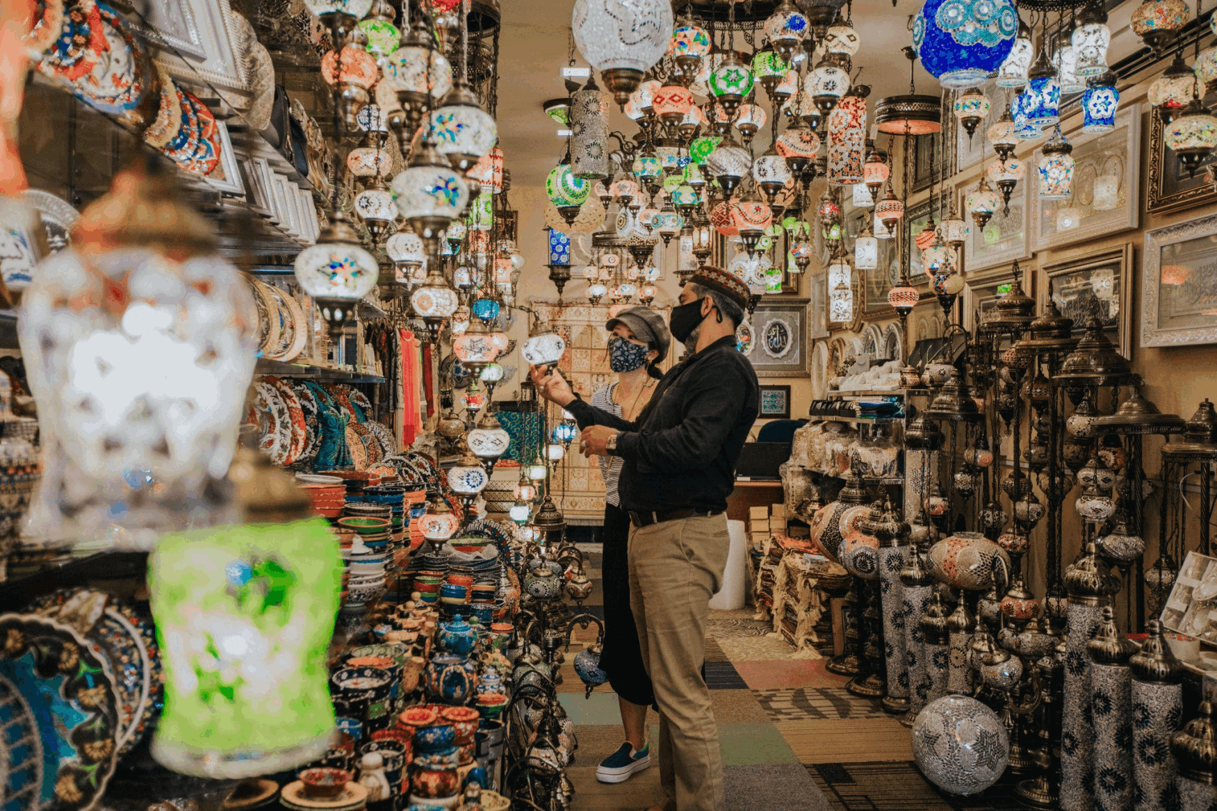 Shopping at Arab Street Singapore