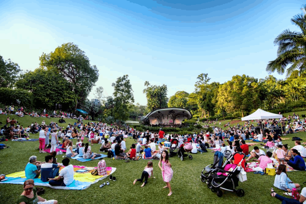 Singapore Botanic Gardens with Family