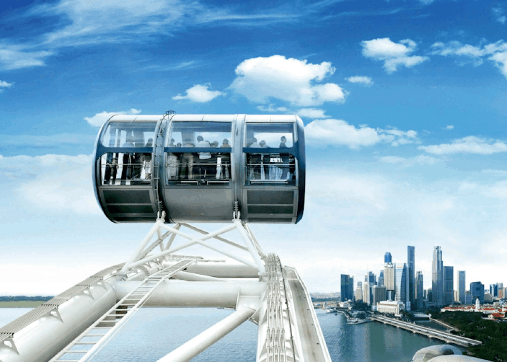 Singapore Flyer – panoramic observation wheel offering stunning views of Singapore