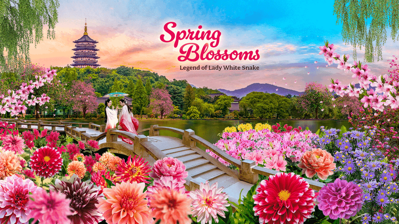 Spring Blossoms Legend of Lady White Snake Gardens by the-Bay 2025
