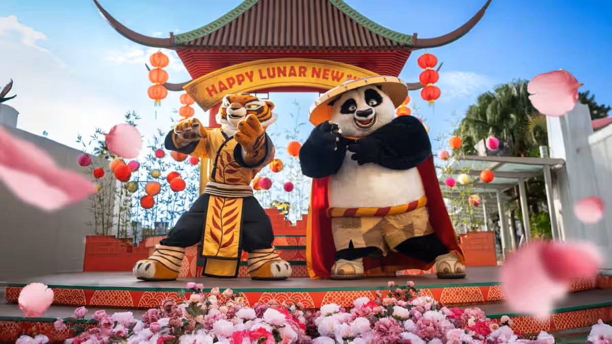 Universal Studios Singapore Lunar New Year Parade 2025